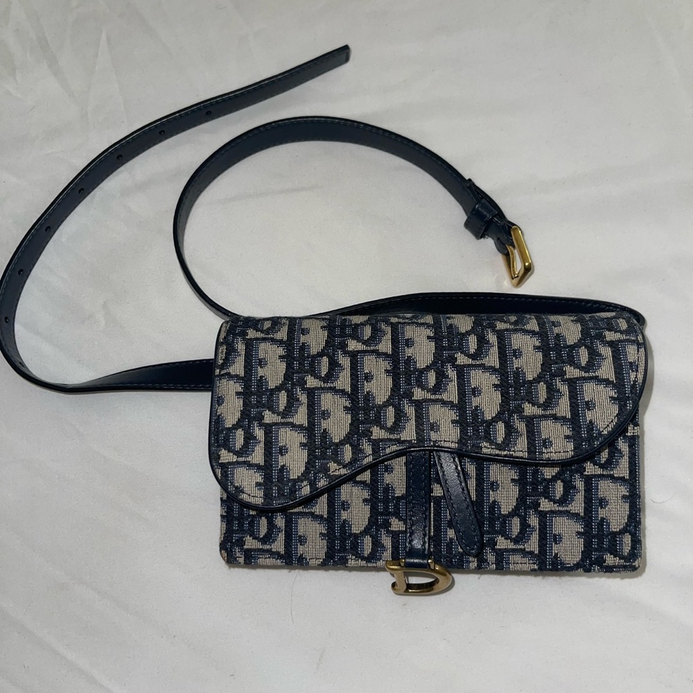 Christian Dior saddle belt bag